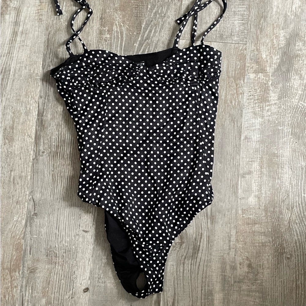 Zara polka dot bodysuit